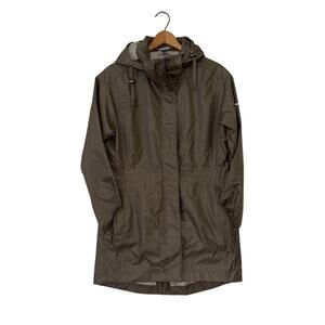 Avalanche Women’s Jacket Small – Brown Lightweight Hooded Cinch Waist Coat